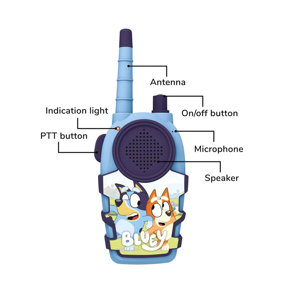OTL BLUEY Walkie Talkie - 2 stk - Blå