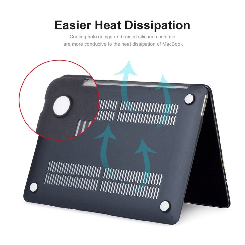 MacBook Pro 16" M1 / M2 / M3 / M4 (2021 / 2024) Plastik Bærbar Cover - Lyserød