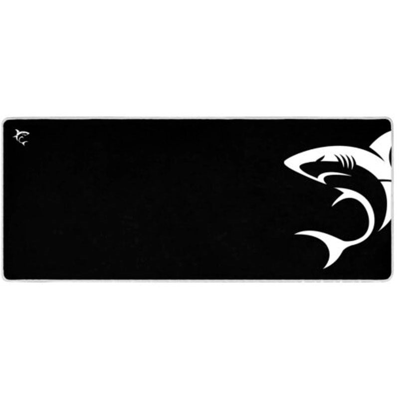 White Shark SHARK XL 800 x 350 Gaming Musemåtte - Sort / Hvid