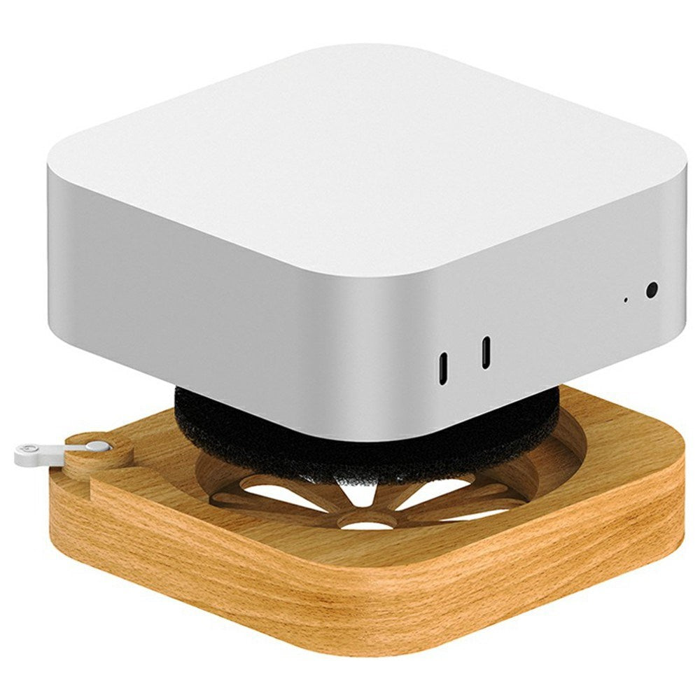Mac Mini M4 / M4 Pro Stander – Optimeret Køling og Støvbeskyttelse i Træ