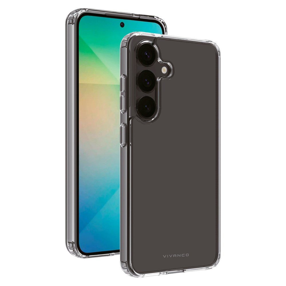 Vivanco Crystal Clear Bagsidecover til Samsung Galaxy S25 - Gennemsigtigt