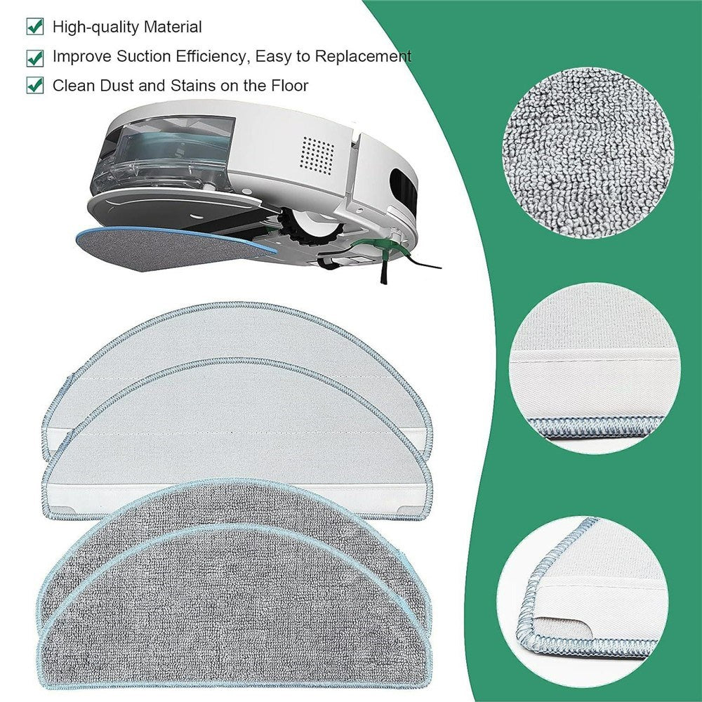 Moppeklud til Robotstøvsuger Xiaomi Robot Vacuum E10 / iRobot Roomba Combo 105 - Grå