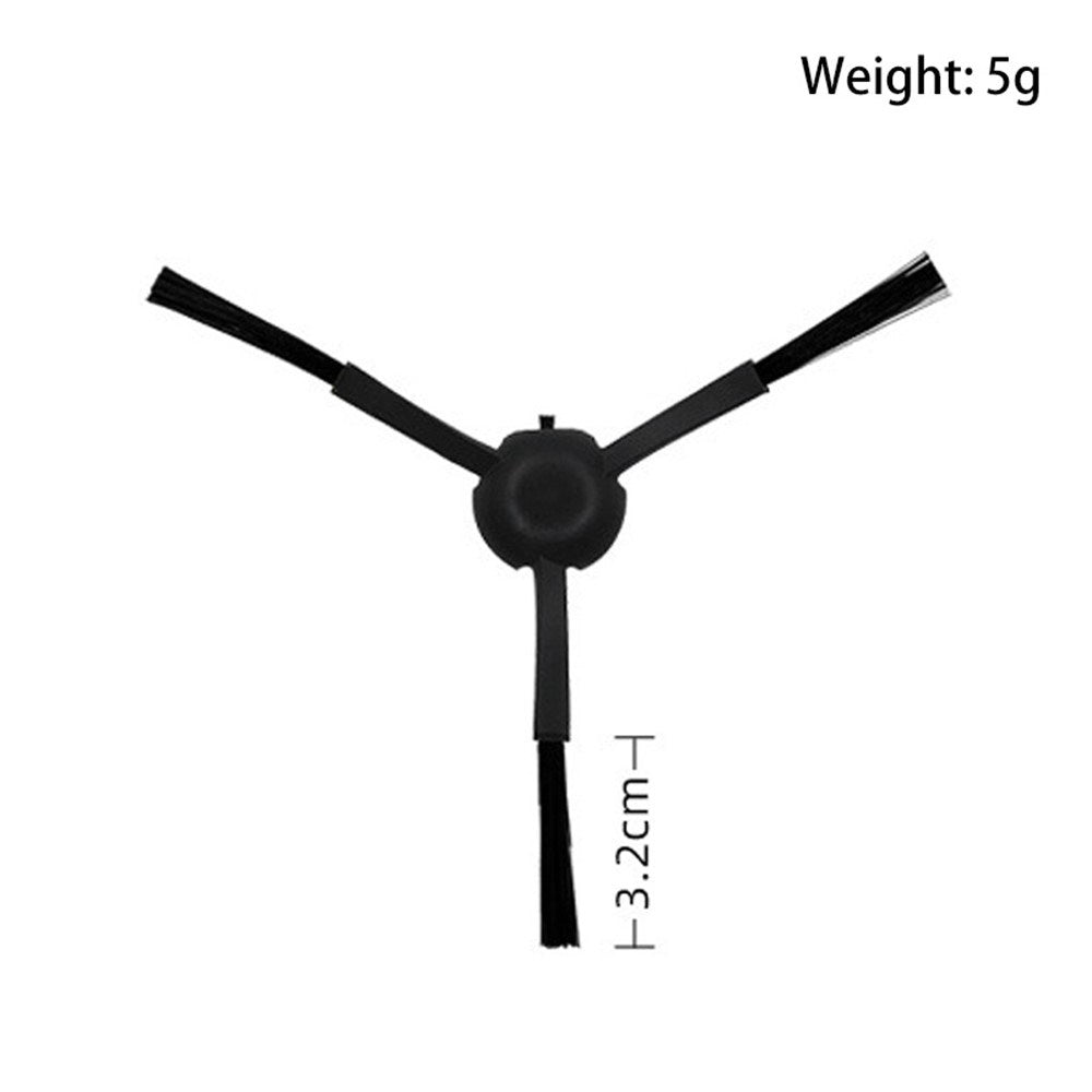 Støvsugerbørste til Robotstøvsuger Roborock S8 Pro Ultra / S7 Pro Ultra / S7 MaxV Ultra / S7 / S7 MaxV / Q7 Max+ / Q5 Pro / Q8 Max / Q8 Max+ / Qrevo S – Dreame Bot Z10 Pro / D10 Plus - Sort