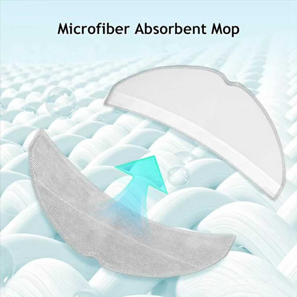 Moppeklud til Roborock Q7 TF / Q7 TF+ Robotstøvsuger - Grå