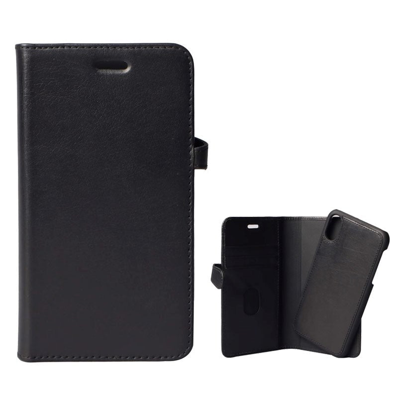 Buffalo iPhone XR Buffalo Wallet Læder Cover m. Pung Sort