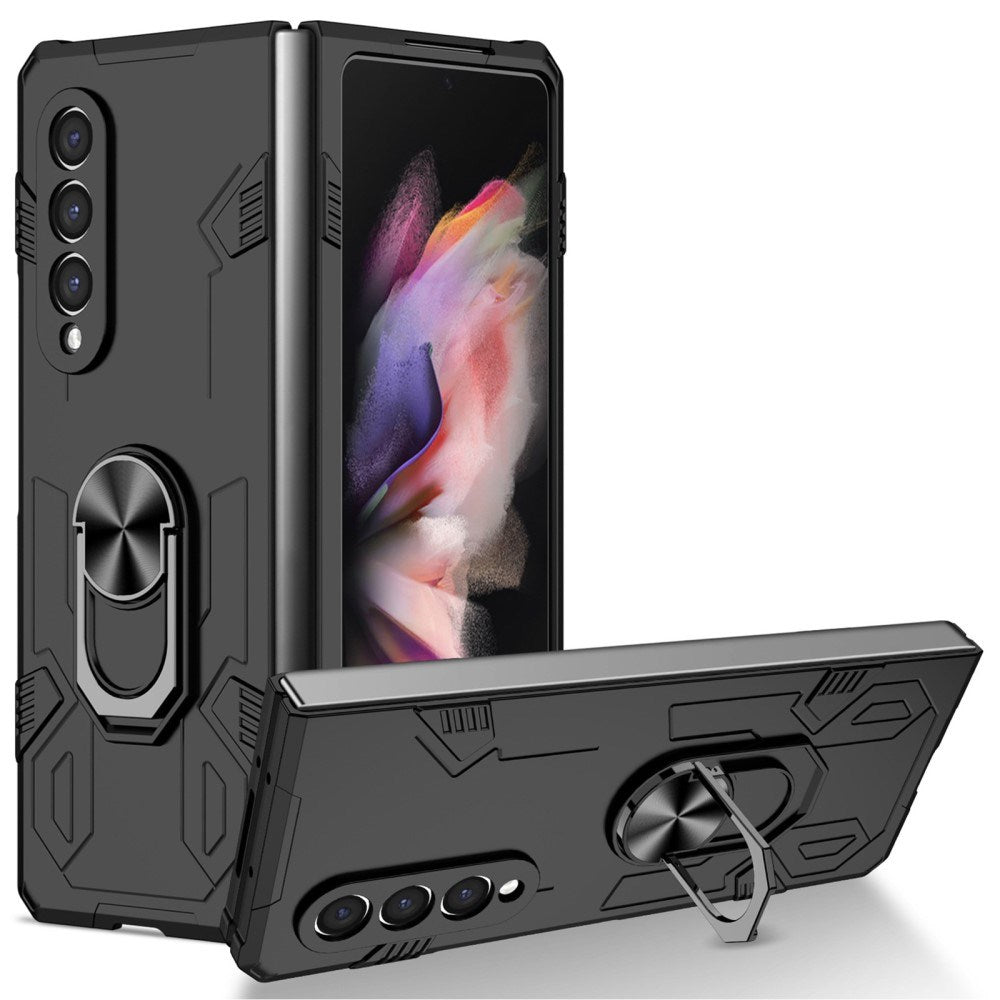 EIDERWOOD Samsung Galaxy Z Fold3 (5G) Håndværker Bagside Cover m. Kickstand - Sort