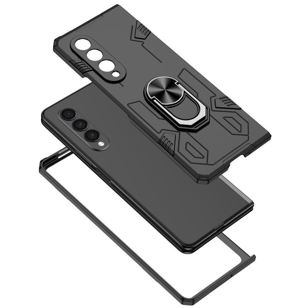 EIDERWOOD Samsung Galaxy Z Fold4 (5G) Håndværker Bagside Cover m. Kickstand - Sort