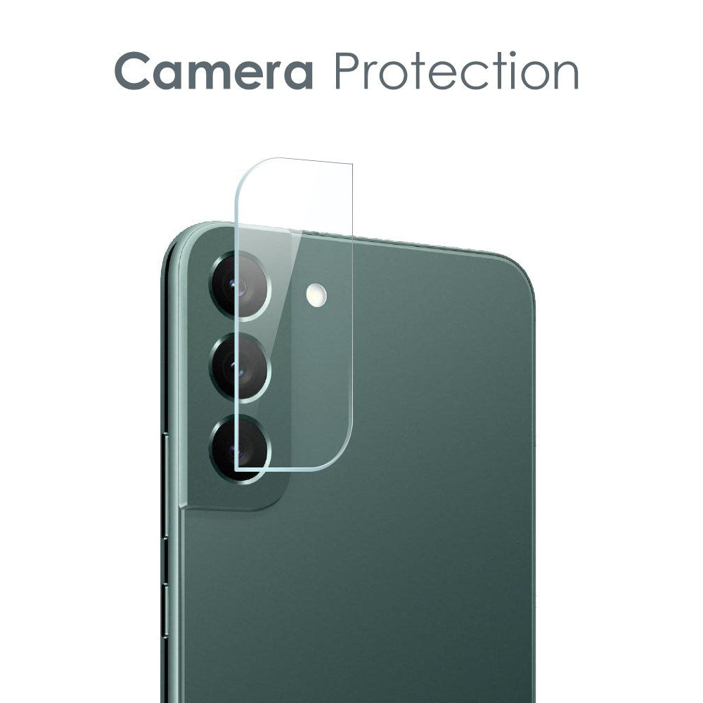 Samsung Galaxy S22 NORTHJO 360° Protection Set inkl. Cover & Skærmbeskyttelse & Kameralinsebeskyttelse - Gennemsigtig