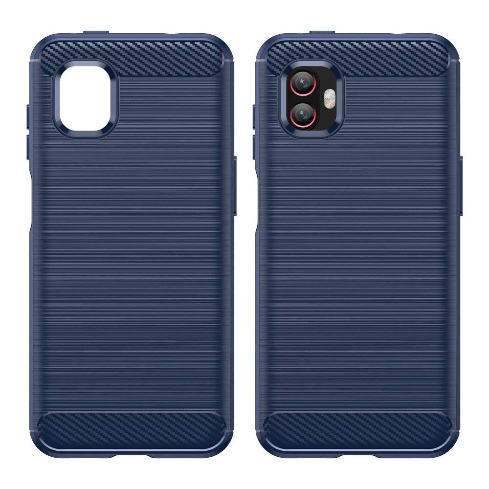 EIDERWOOD Samsung Galaxy Xcover 6 Pro Brushed Carbon Bagside Cover - Blå