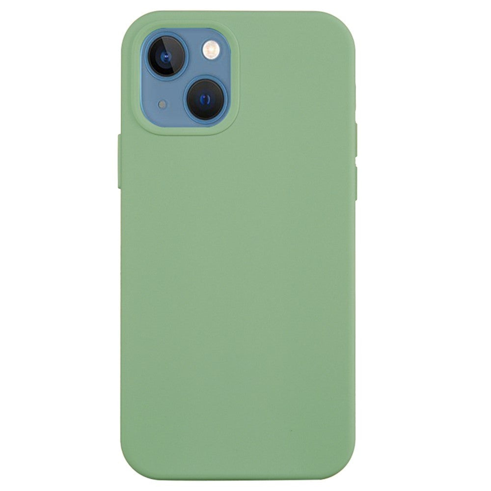 iPhone 14 Silikone Bagside Cover - Mintgrøn
