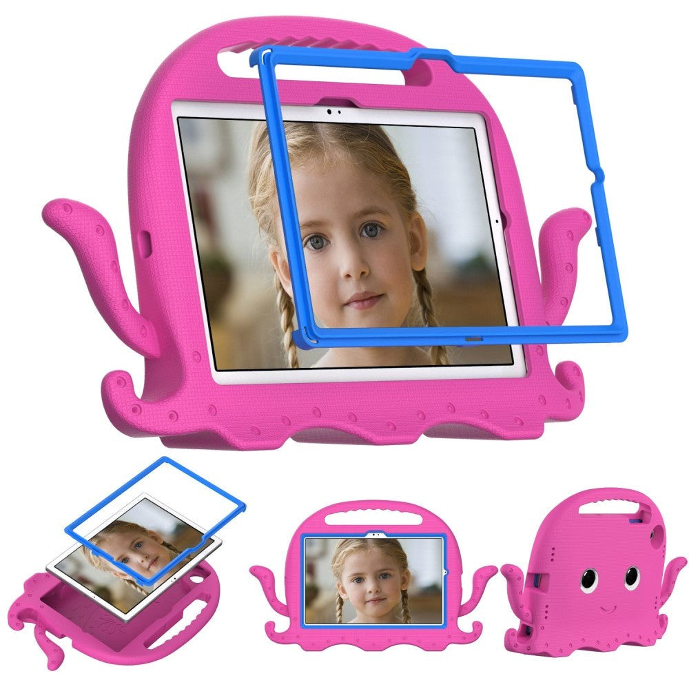 Samsung Galaxy Tab A8 10.5" (2021) Børne Cover m. Kickstand - Blæksprutte - Rosa