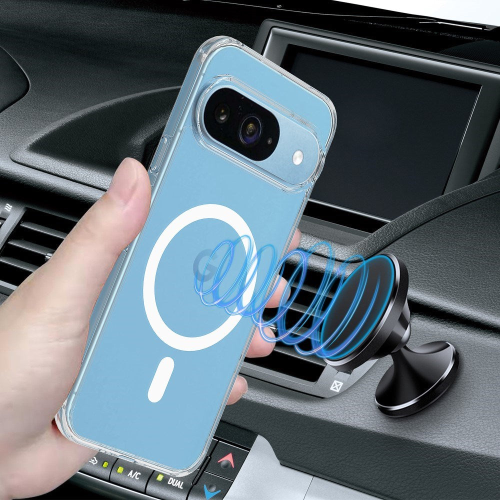 EIDERWOOD Google Pixel 9 / 9 Pro Hårdt Plastik Bagside Cover - MagSafe Kompatibel - Gennemsigtig