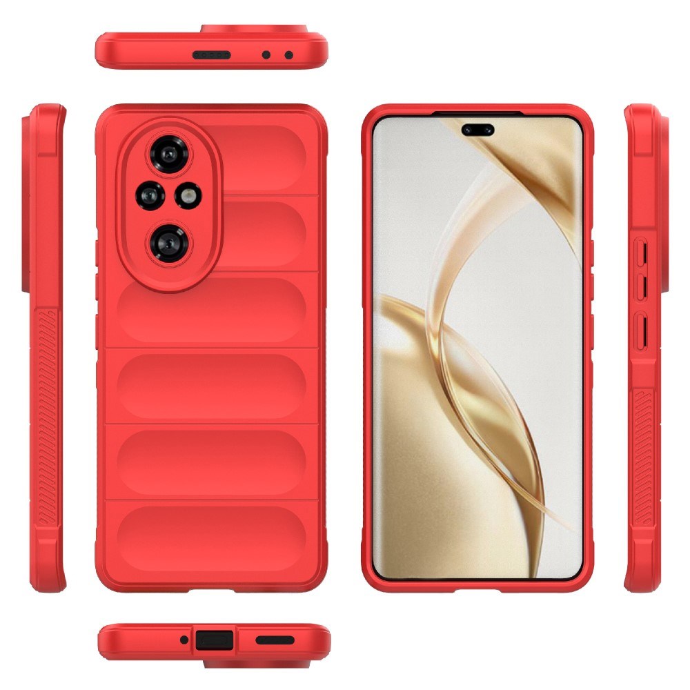 Honor 200 Pro (5G) - EIDERWOOD Fleksibelt Plastik Cover - Rød