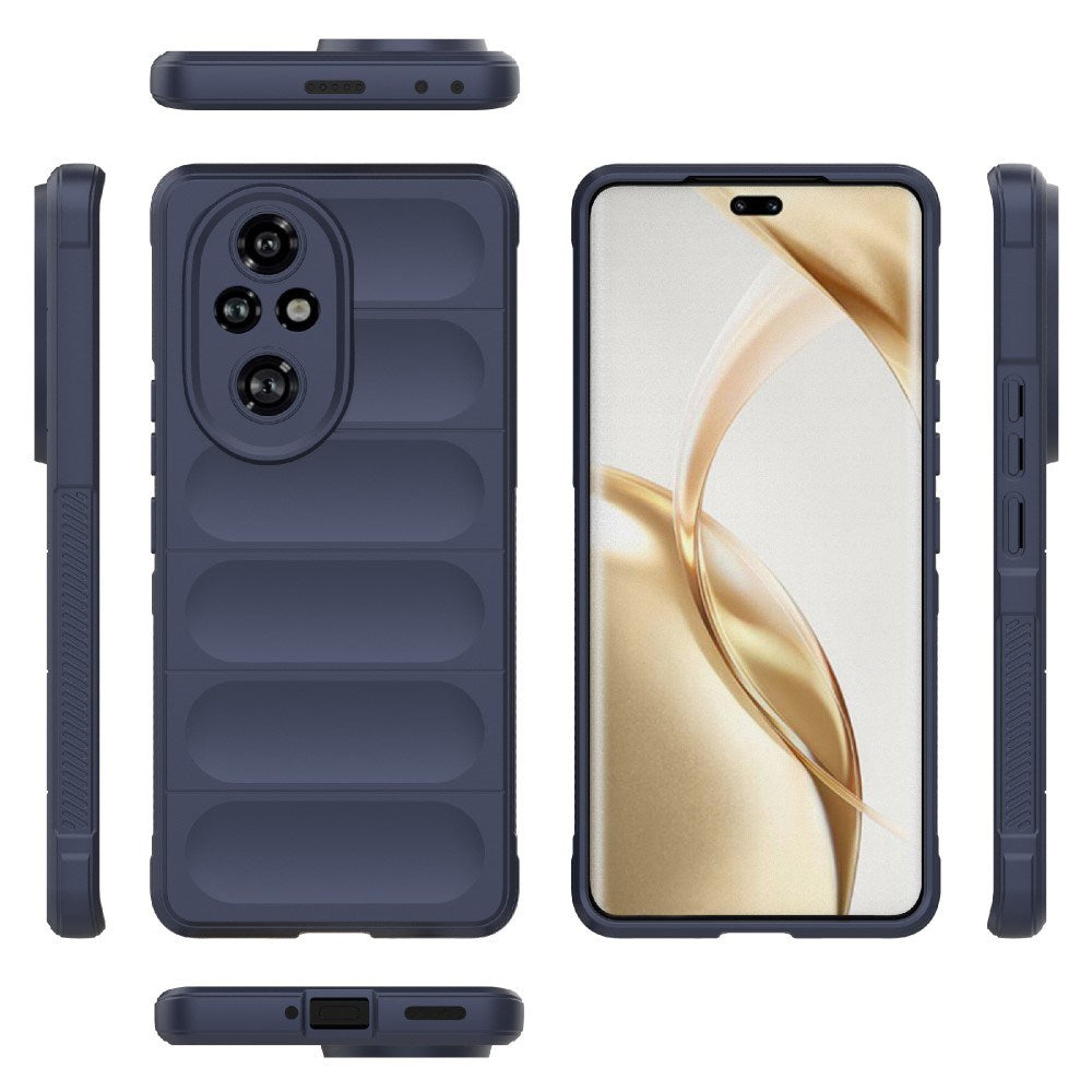 Honor 200 Pro (5G) - EIDERWOOD Fleksibelt Plastik Cover - Blå