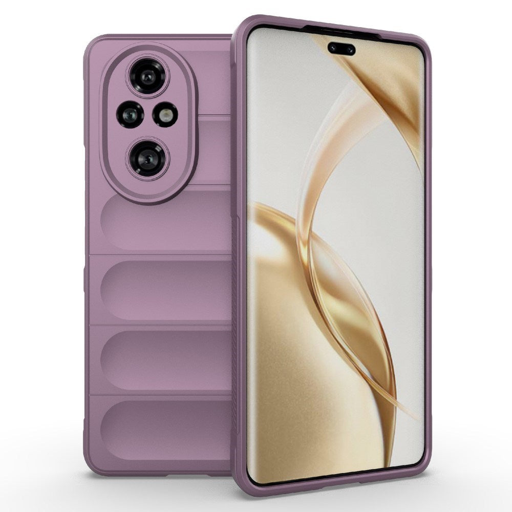 Honor 200 Pro (5G) - EIDERWOOD Fleksibelt Plastik Cover - Lilla