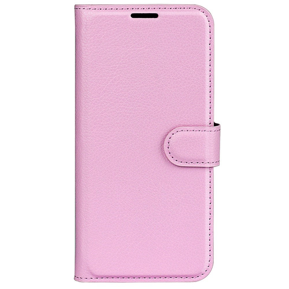 EIDERWOOD Honor 200 5G Folio Cover – Kunstlæder Wallet Case med Litchi Tekstur - Pink