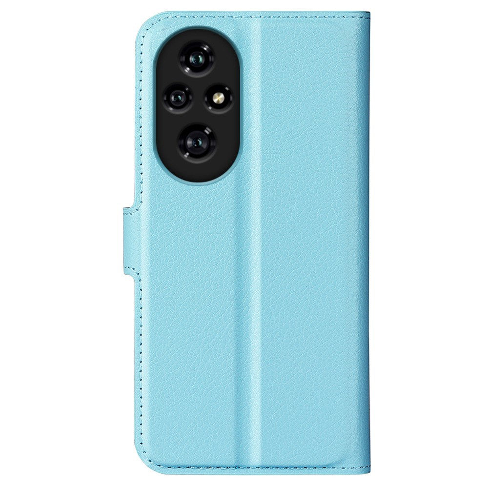 Honor 200 Pro (5G) - EIDERWOOD Kunstlæder Flip Cover m. Kortholder & Ståfunktion - Blå