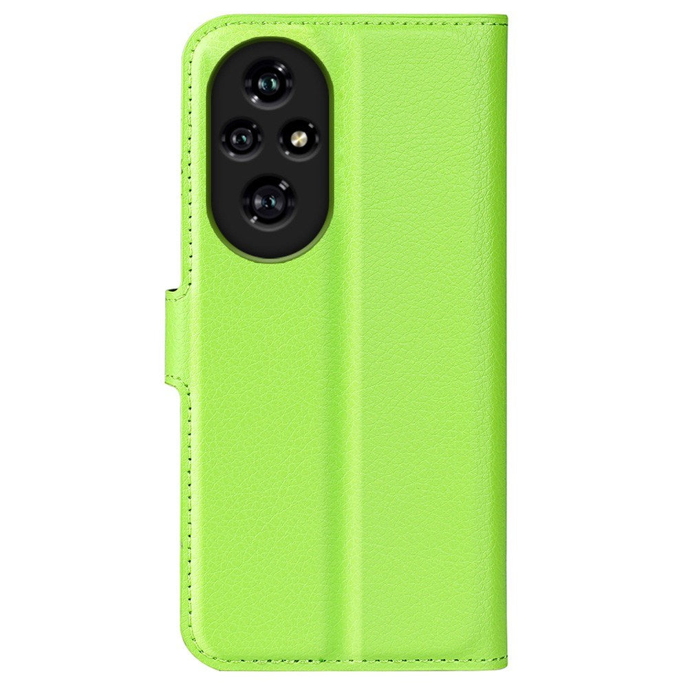 Honor 200 Pro (5G) - EIDERWOOD Kunstlæder Flip Cover m. Kortholder & Ståfunktion - Grøn