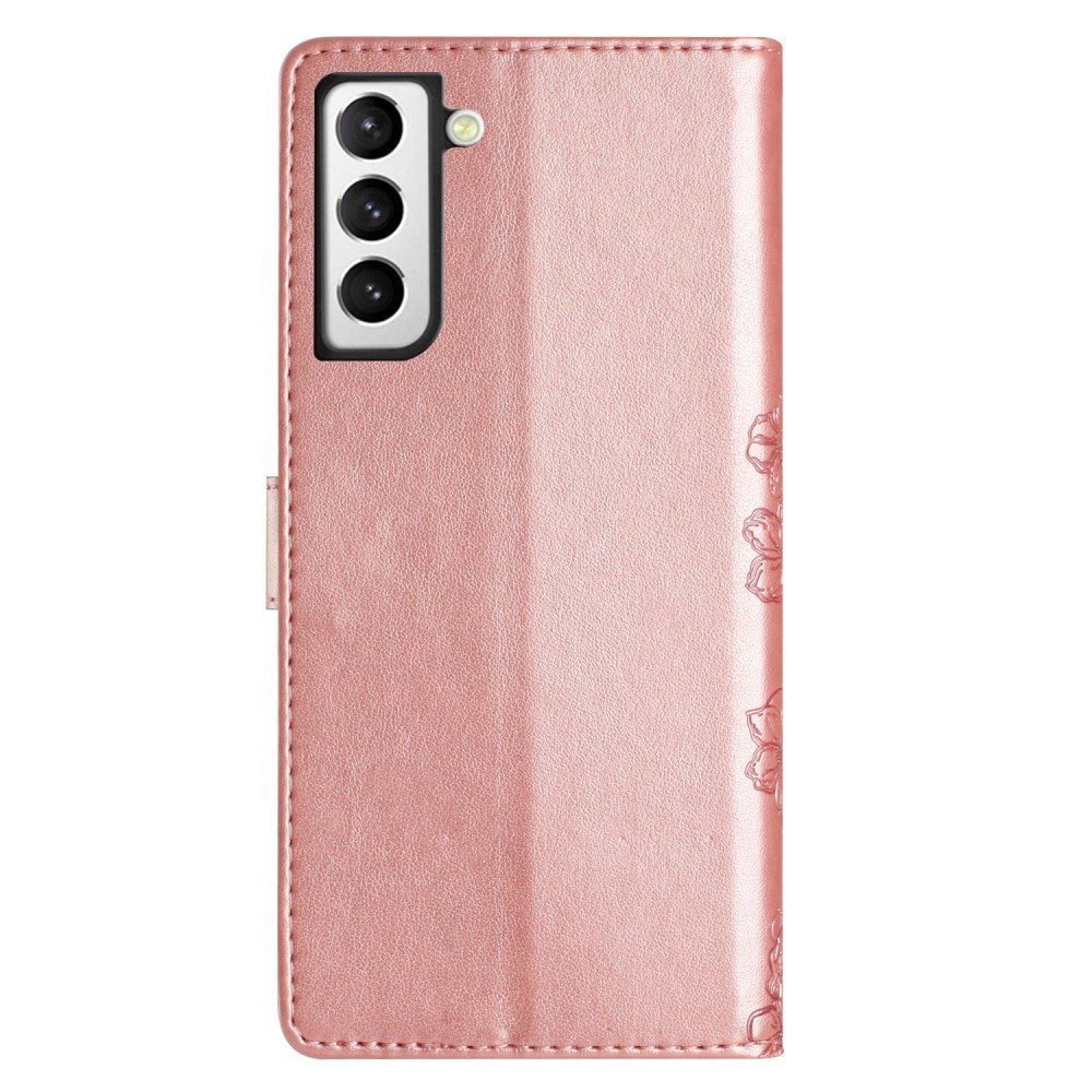 EIDERWOOD Samsung Galaxy S22+ (Plus) Kunstlæder Flip Case m. Indgravering - Rose Gold