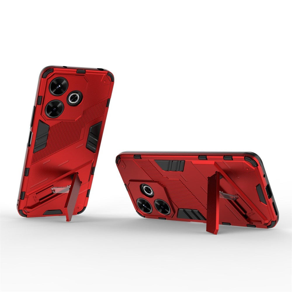 EIDERWOOD Xiaomi Redmi 13 Hybrid Bagside Cover m. Kickstand - Rød