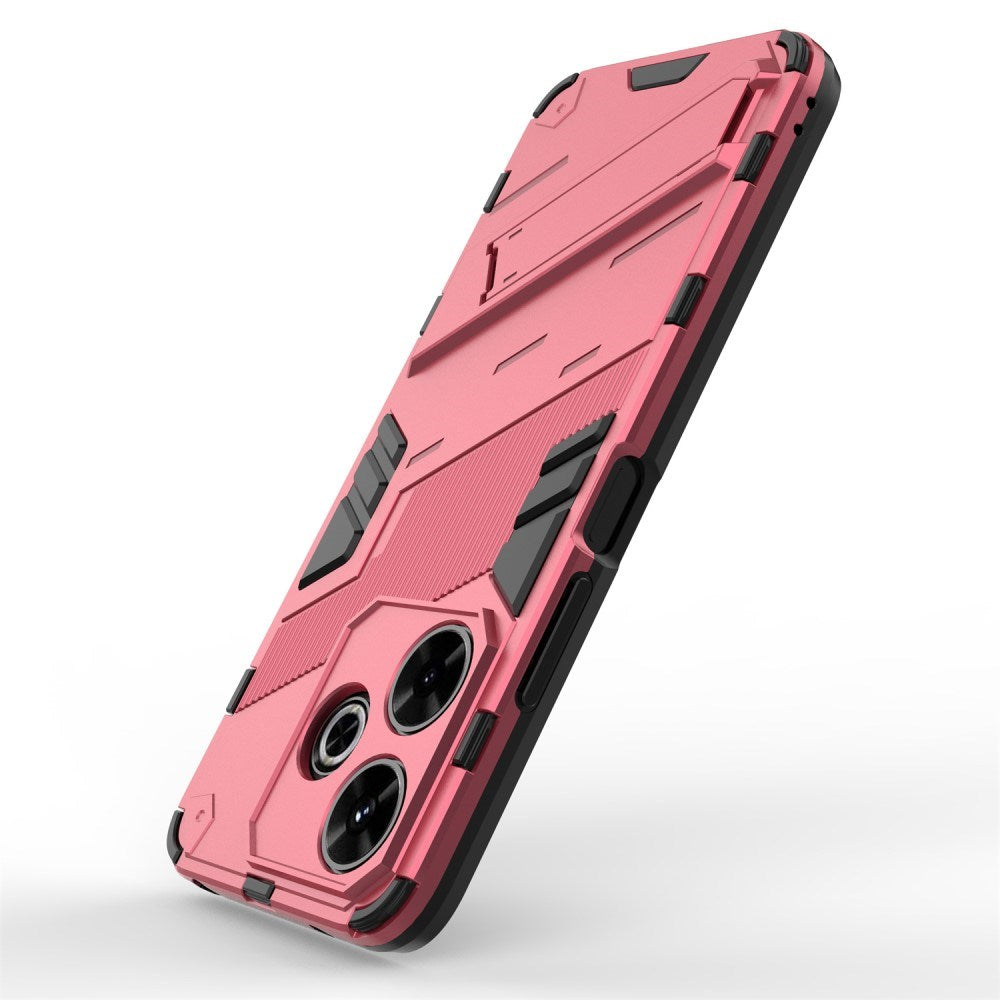 EIDERWOOD Xiaomi Redmi 13 Hybrid Bagside Cover m. Kickstand - Lyserød