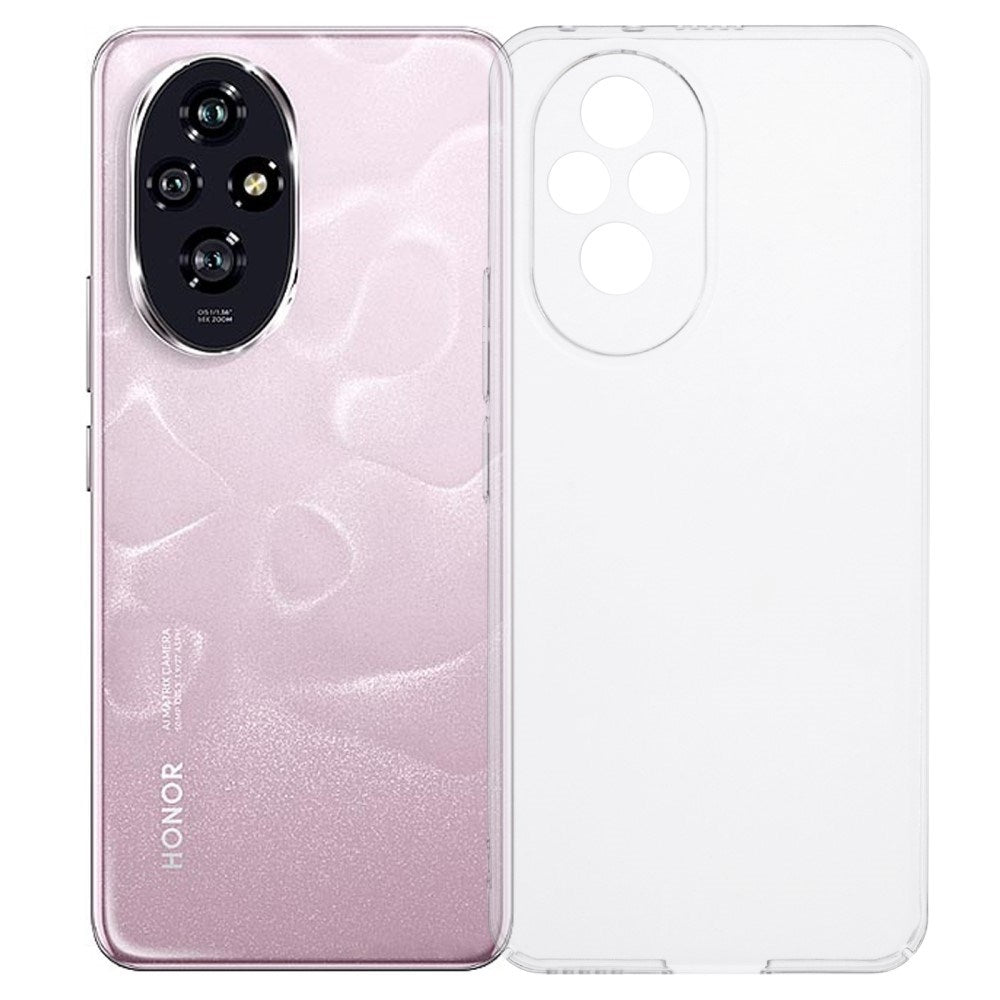 EIDERWOOD Honor 200 5G Holdbart Plastik Cover - Gennemsigtigt