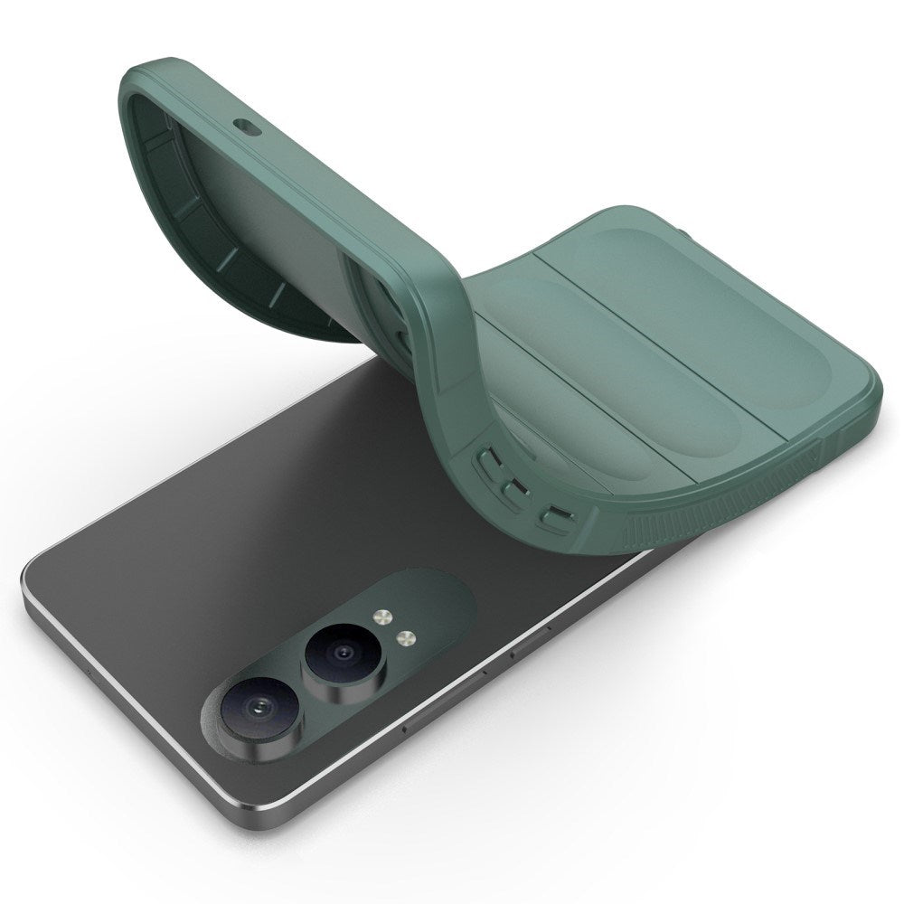 EIDERWOOD OnePlus Nord CE4 Lite (5G) Fleksibelt Plastik Bagside Cover - Grøn