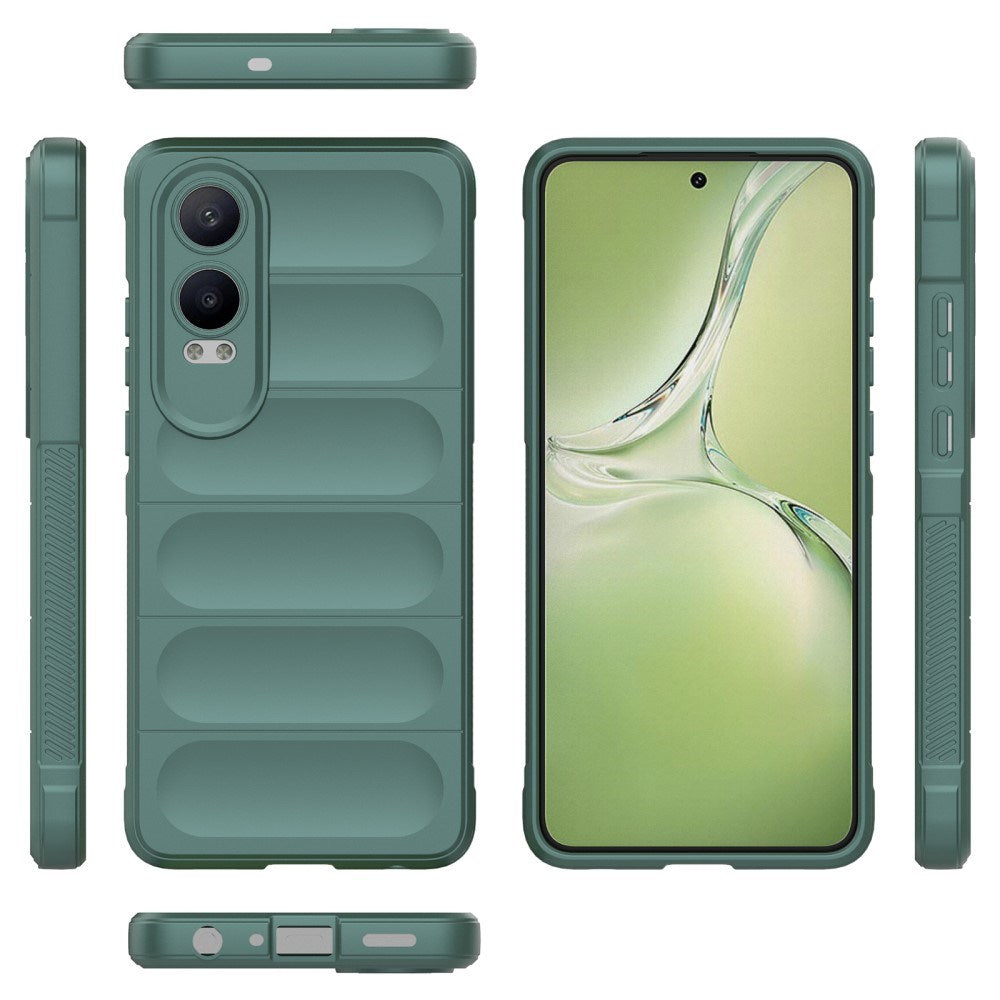 EIDERWOOD OnePlus Nord CE4 Lite (5G) Fleksibelt Plastik Bagside Cover - Grøn