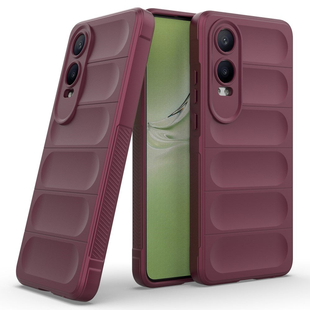 EIDERWOOD OnePlus Nord CE4 Lite (5G) Fleksibelt Plastik Bagside Cover - Vinrød