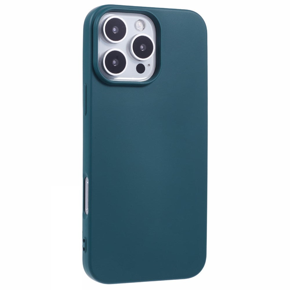 EIDERWOOD iPhone 16 Pro Max Fleksibelt Plastik Bagside Cover - Mørkegrøn
