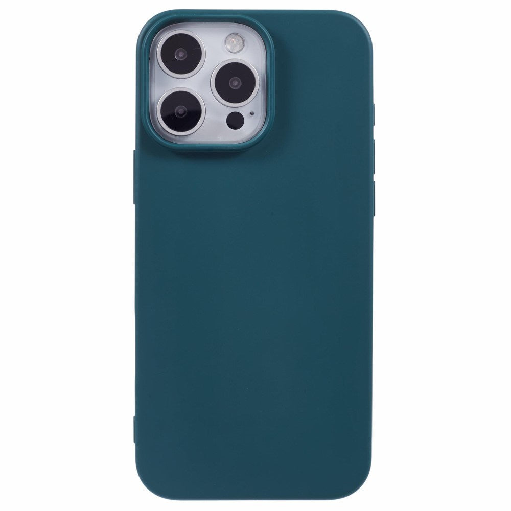 EIDERWOOD iPhone 16 Pro Max Fleksibelt Plastik Bagside Cover - Mørkegrøn
