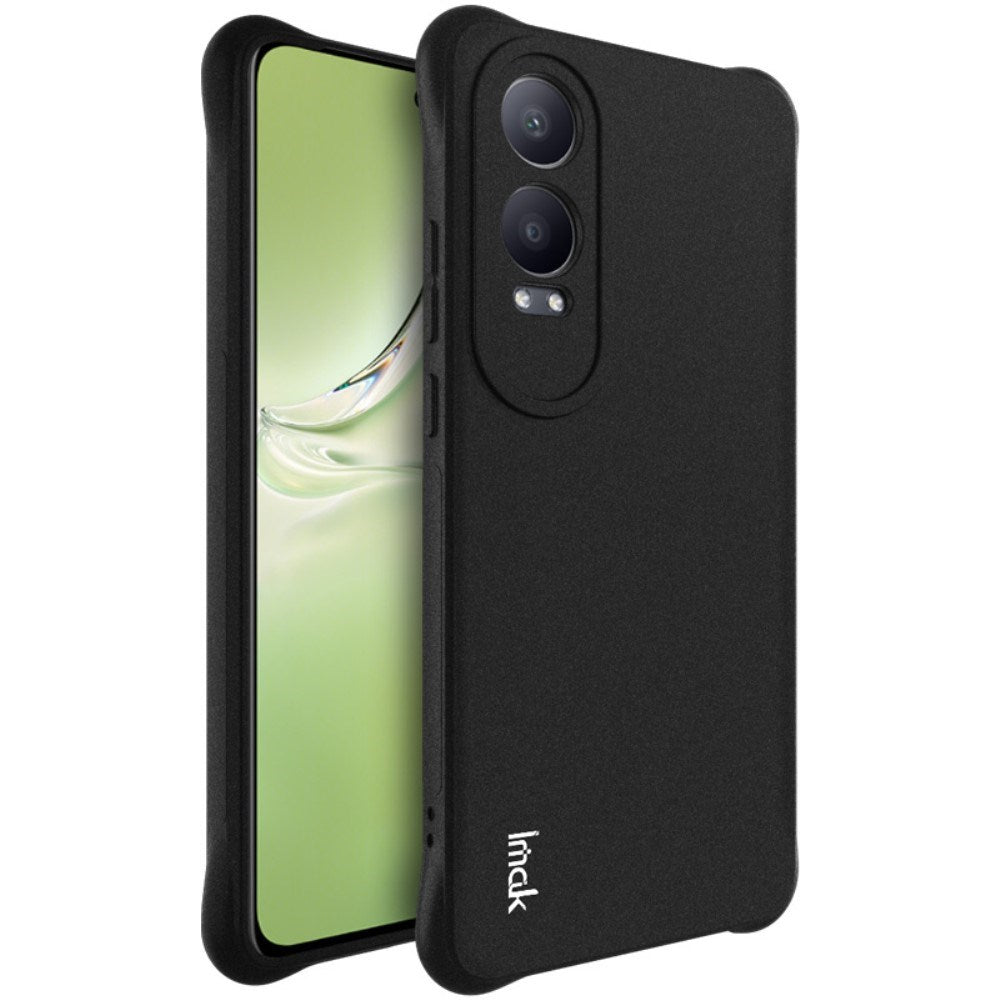 OnePlus Nord CE4 Lite (5G) IMAK Mat Fleksibel Plastik Bagside Cover - Sort
