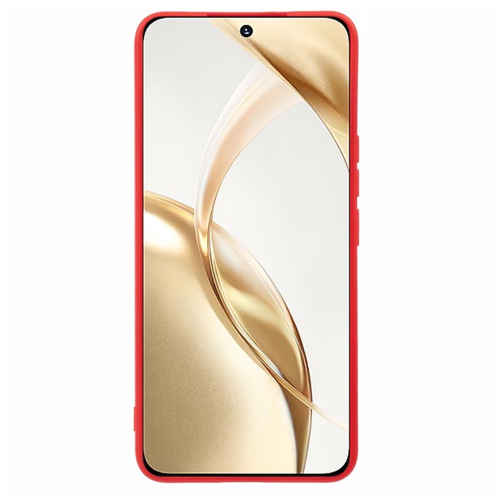 EIDERWOOD Honor 200 5G Plast Case – Beskyttende Cover med Fiberforing og Præcis Kameraudskæring - Rød