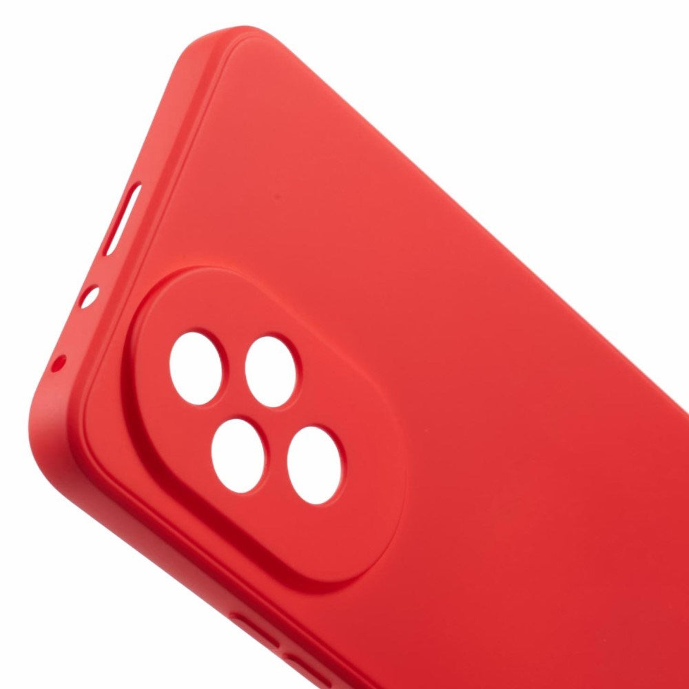 EIDERWOOD Honor 200 5G Plast Case – Beskyttende Cover med Fiberforing og Præcis Kameraudskæring - Rød