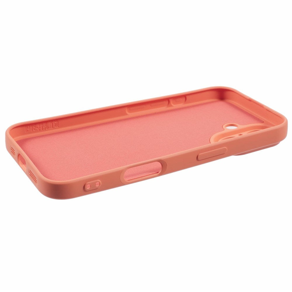 EIDERWOOD iPhone 16 Mat Fleksibel Plastik Bagside Cover - Orange
