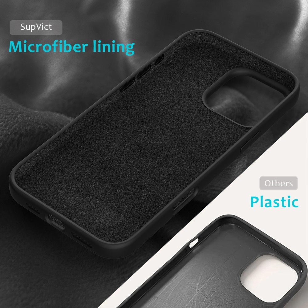 EIDERWOOD iPhone 16 Pro Max Silikone Cover - Foret Inderside - Sort