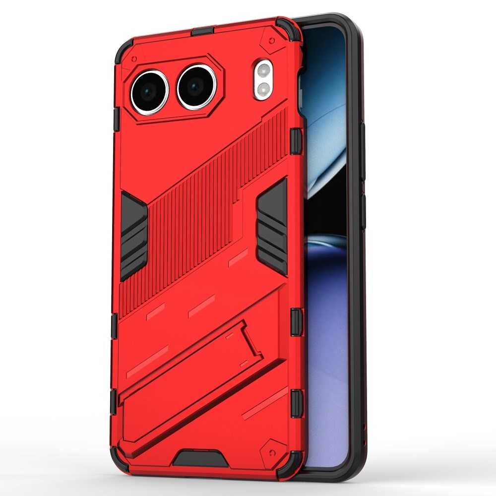 EIDERWOOD OnePlus Nord 4 (5G) Hybrid Håndværker Bagside Cover m. Kickstand - Rød
