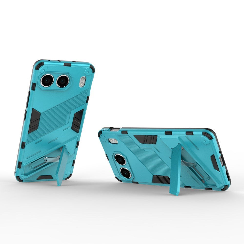 EIDERWOOD OnePlus Nord 4 (5G) Hybrid Håndværker Bagside Cover m. Kickstand - Blå