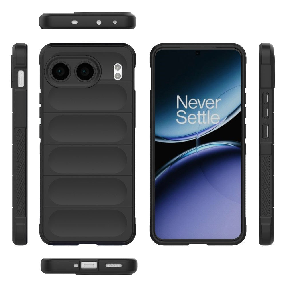 EIDERWOOD OnePlus Nord 4 (5G) Fleksibelt Plastik Bagside Cover - Sort