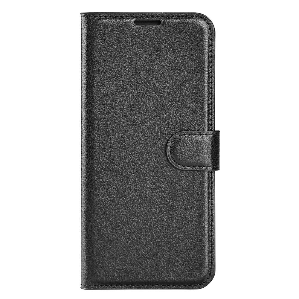 EIDERWOOD Xiaomi 14T Pro Litchi Læder Flip Cover m. Pung - Sort
