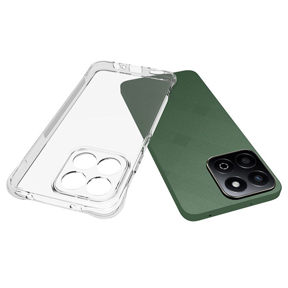 Honor 200 Smart - EIDERWOOD Fleksibelt Plastik Bagside Cover - Gennemsigtig