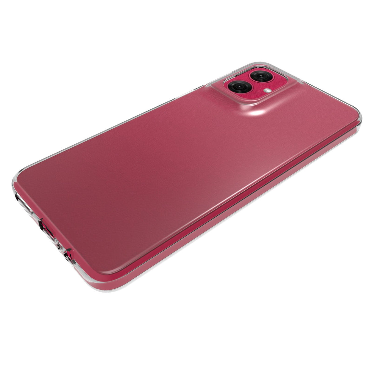 EIDERWOOD Motorola Moto G55 5G - Klar Blød Plast Beskyttende Cover