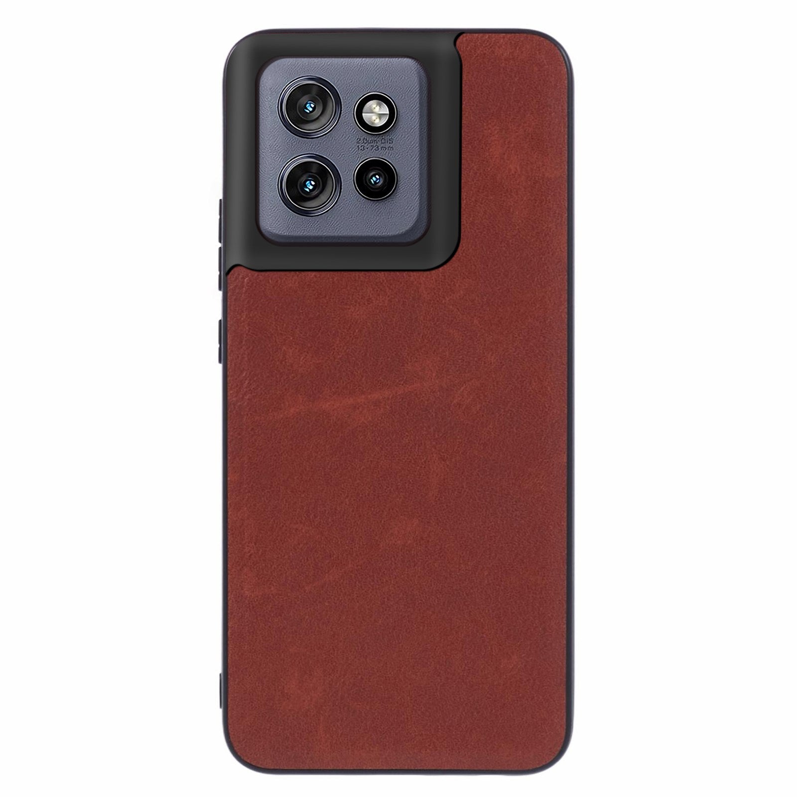 Motorola Edge 50 Neo - EIDERWOOD Kunstlæder Bagside Cover - Brun