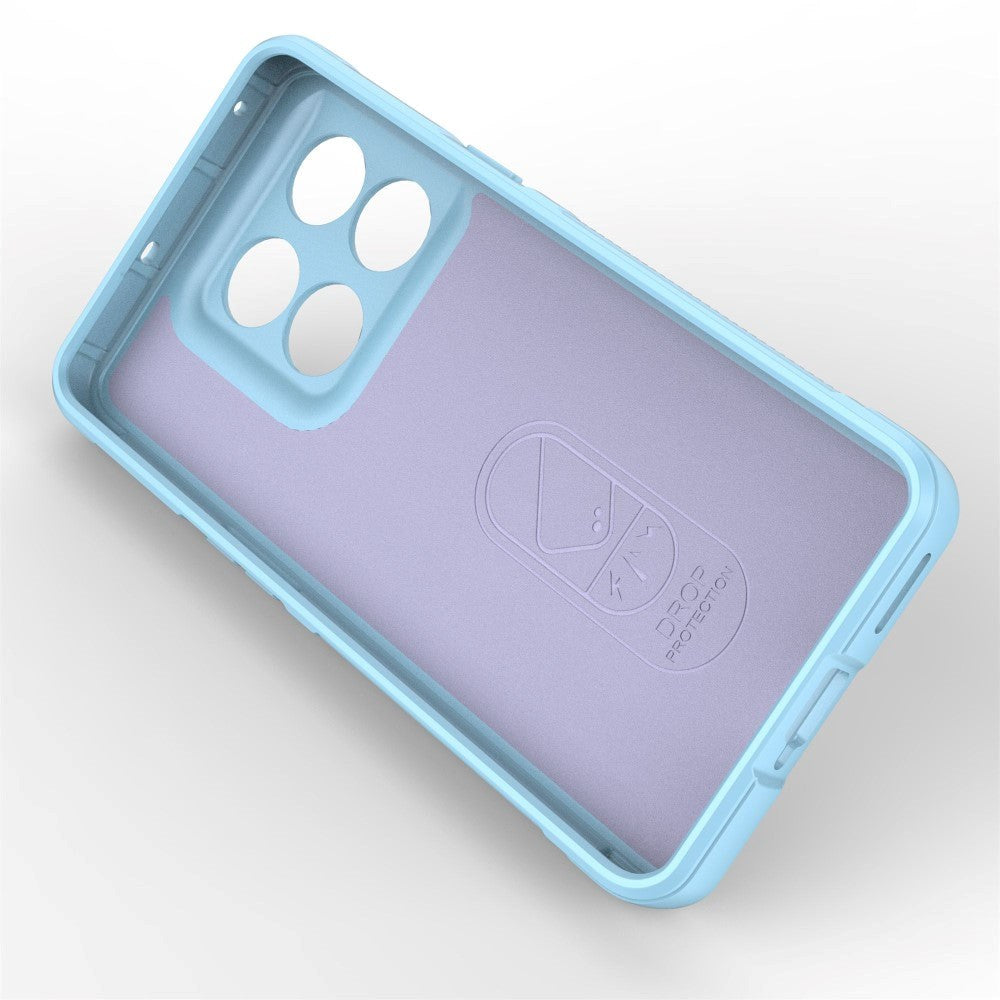 OnePlus 10T Fleksibelt Plastik Bagside Cover - Blå