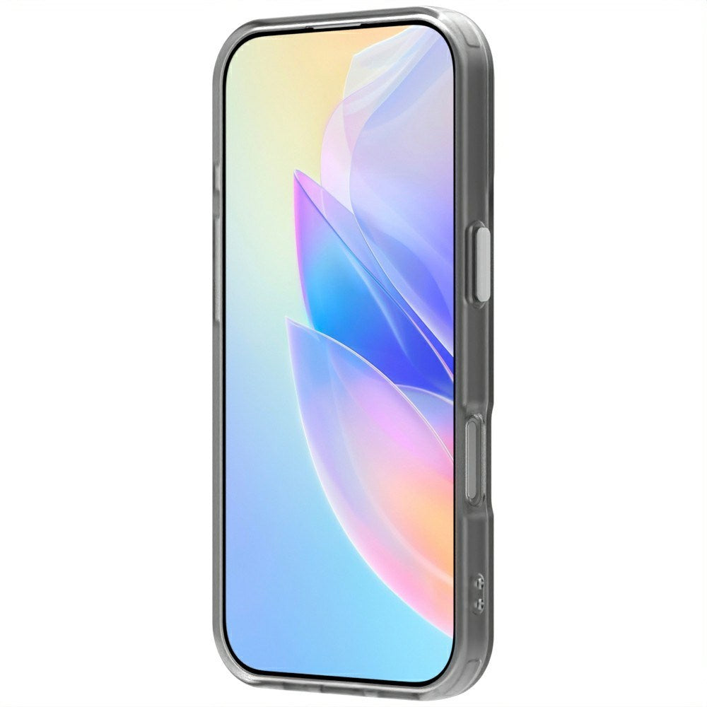 EIDERWOOD iPhone 16 Pro Hybrid Plast Mobil Cover - MagSafe Kompatibel - Gennemsigtig / Hvid