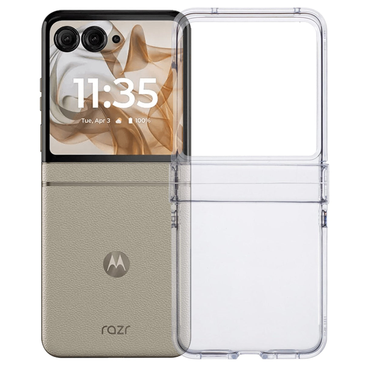 EIDERWOOD Motorola Razr 70 / Razr 60 / Razr 50 5G - Crystal Clear Shockproof Fleksibel Plastik Cover - Gennemsigtig
