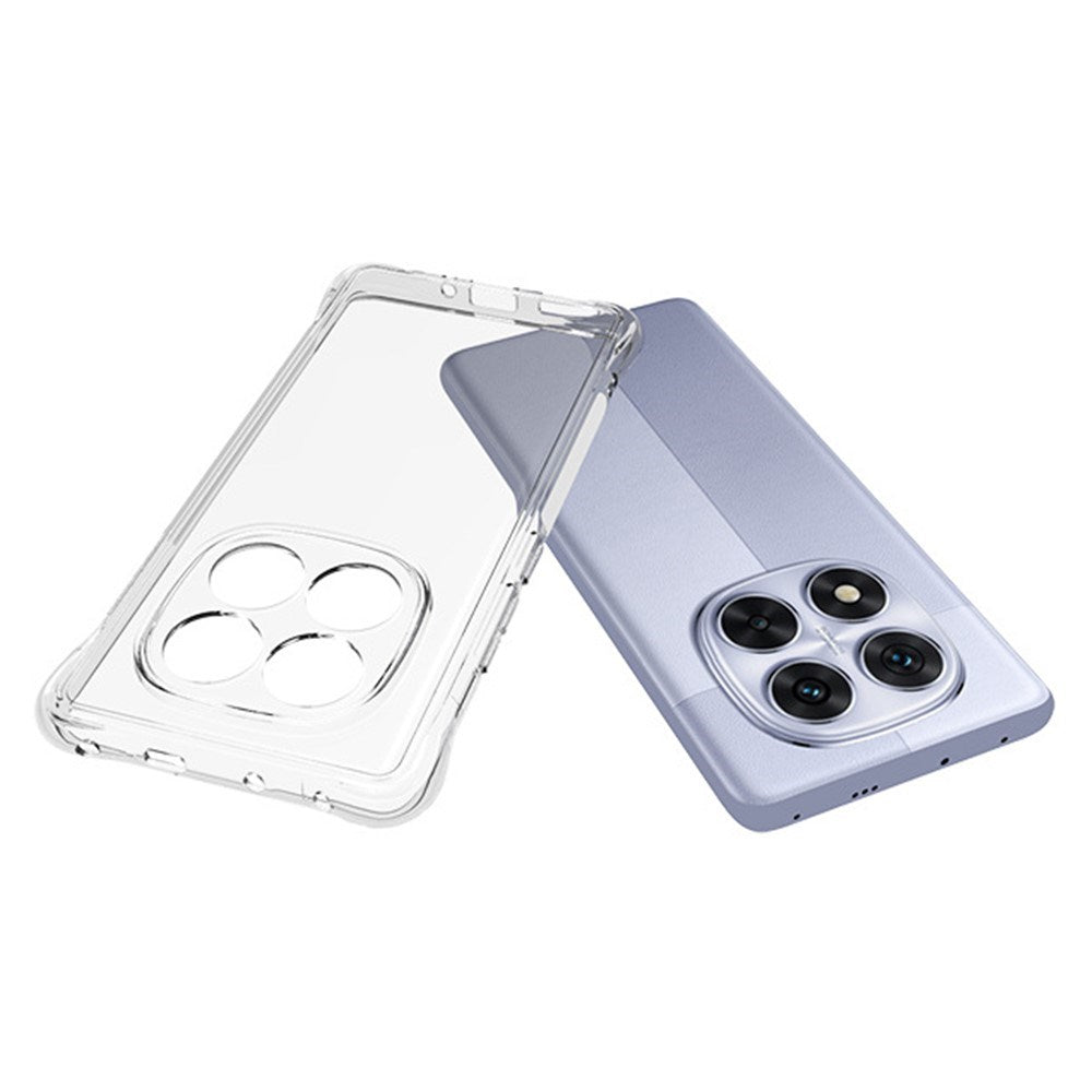 EIDERWOOD Xiaomi Redmi Note 14 Pro (5G) / Poco X7 Skridsikkert Mobil Cover m. Forstærkede Hjørner - Gennemsigtig