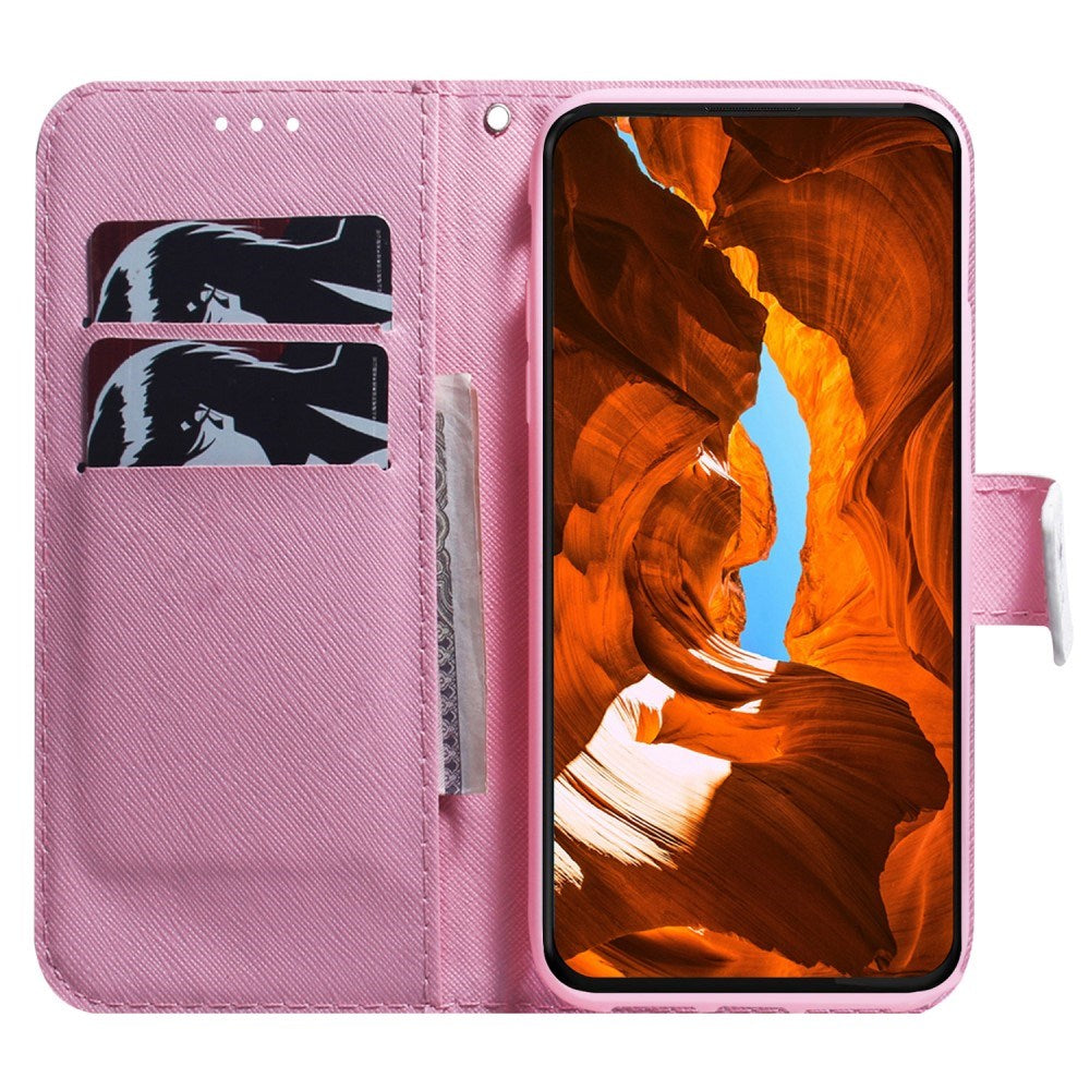 Samsung Galaxy S25 - EIDERWOOD Kunstlæder Flip Case m. Motiv - Blomst