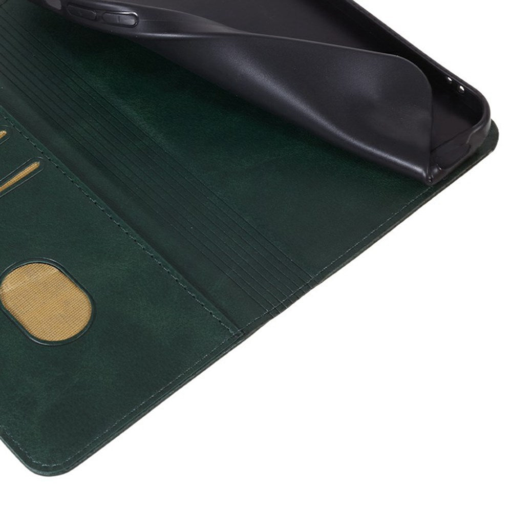 EIDERWOOD Xiaomi Redmi Note 14 Pro 5G Cover i kunstlæder m. Magnetisk Luk & Kortholder - Grøn