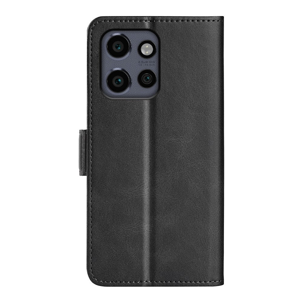 EIDERWOOD Motorola Edge 50 Neo Wallet Flip Læder Cover m. Pung - Sort